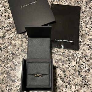 Cable Loop Ring with 18K Gold